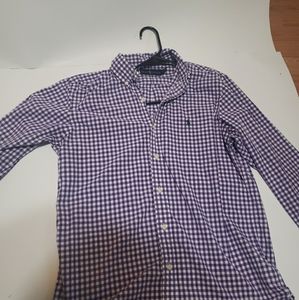 Rauph lauren purple shirt